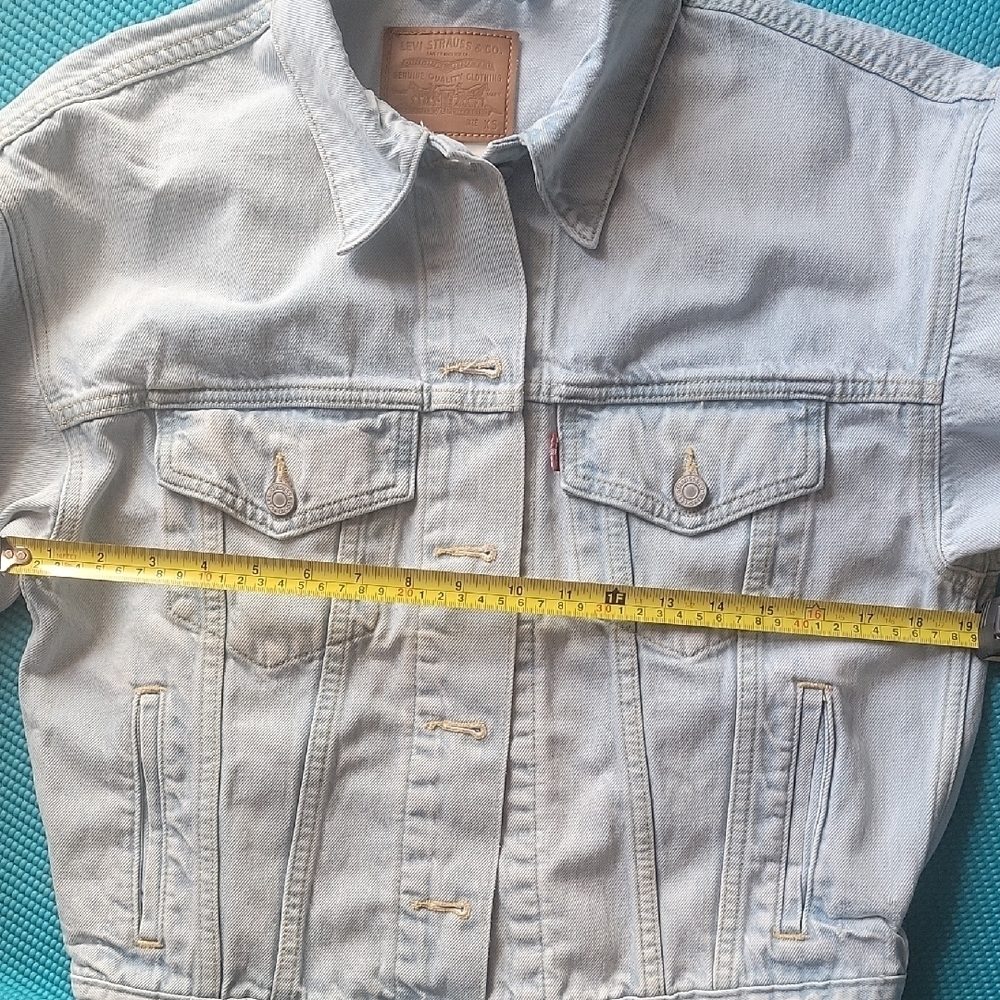 LEVI'S VINTAGE Light Blue Denim Jacket SIZE XS - Picture 3 of 12